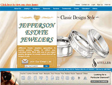 Tablet Screenshot of jeffersonestatejewelers.com